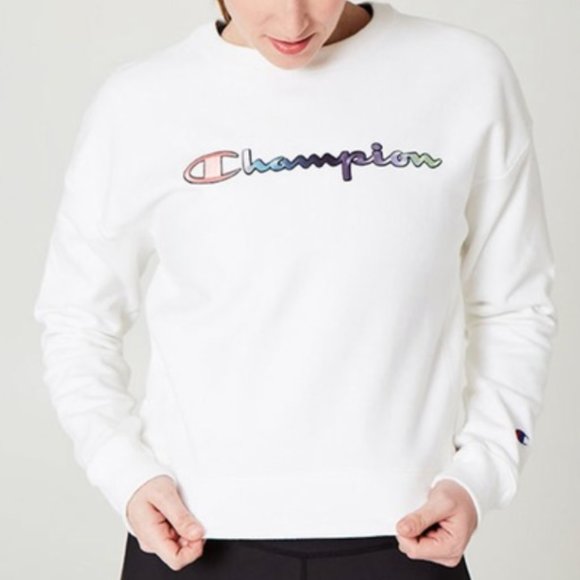 champion sweatshirt rainbow